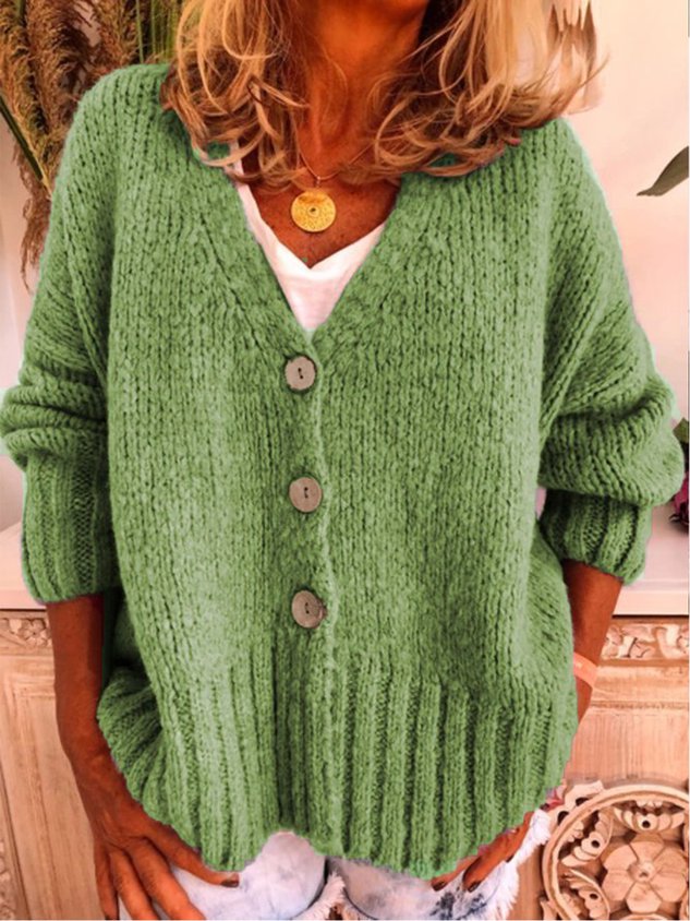 Women Casual Plus Size Sweater Cardigans