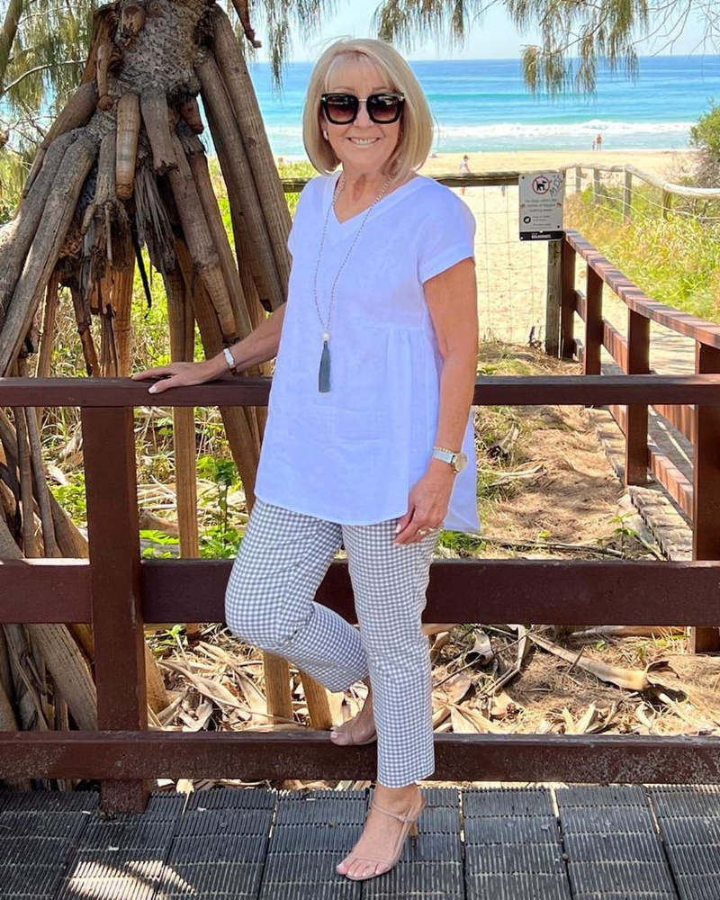 Loose Cotton and Linen Two Piece Set