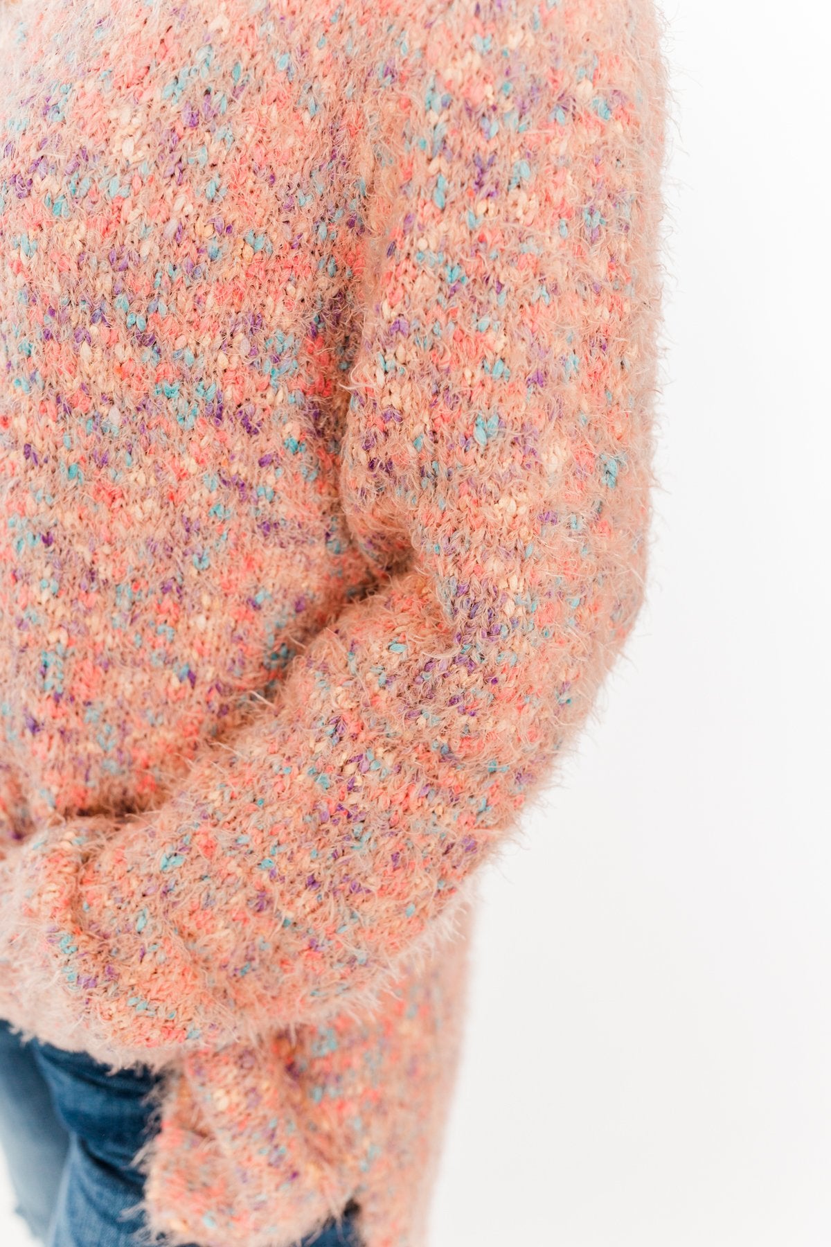 Somewhere With You Soft Knit Sweater- Multi-Colored