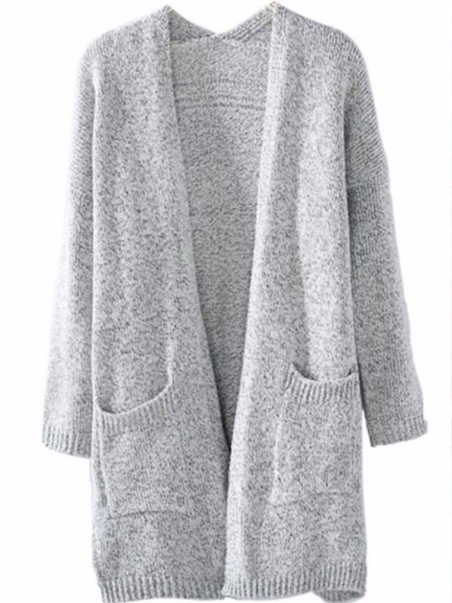 Fashion Long Sleeve Knitting Cardigan