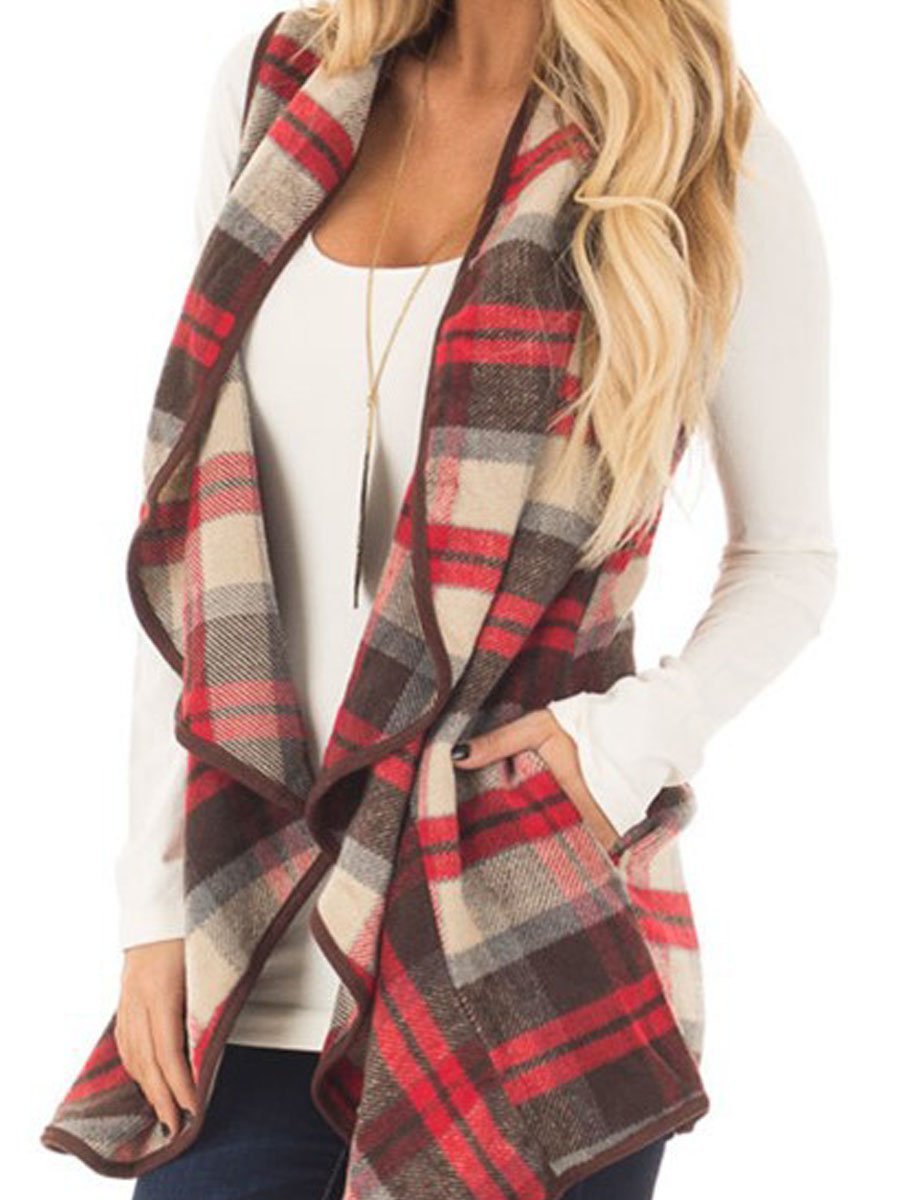 Women's Sleeveless Pocket Cardigan