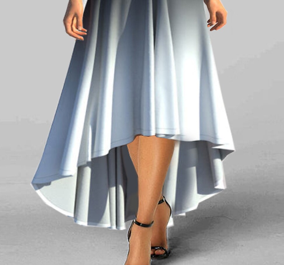 Women's Plus Size Party Dress Ombre U Neck 3/4 Length Sleeve Winter Fall Fashion Modern Maxi long Dress Formal Party Dress