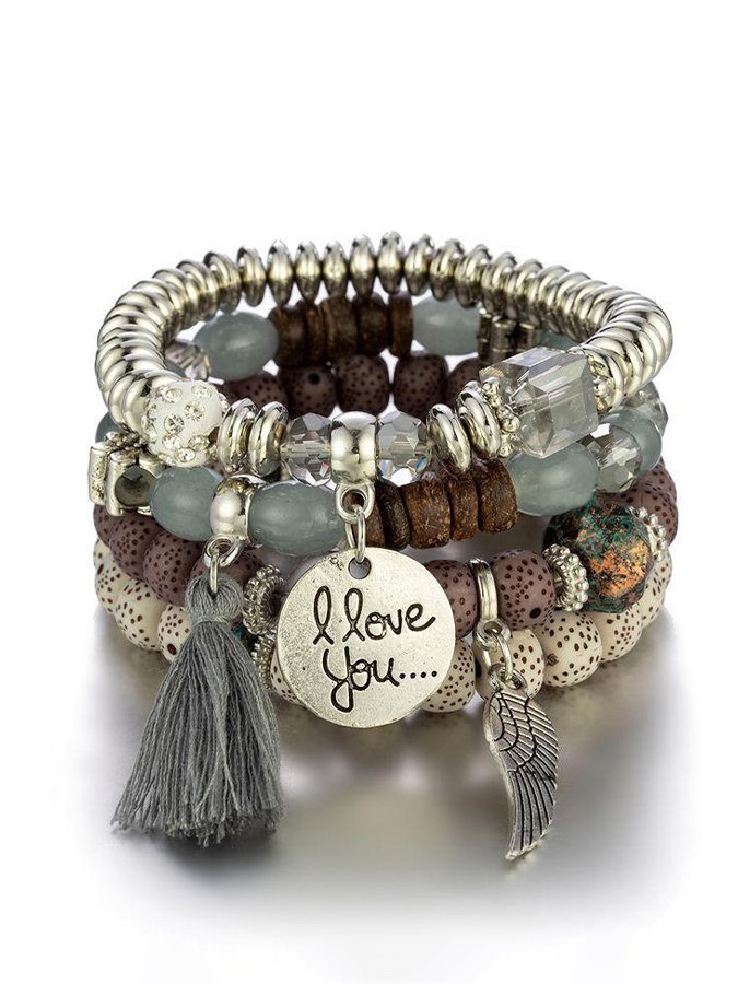 Women's Bohemian Multilayer Beaded Bracelet