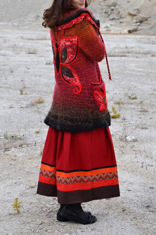 Women Long Sleeve Butterfly Plus Size Outwear - [Last 98 pcs Left]