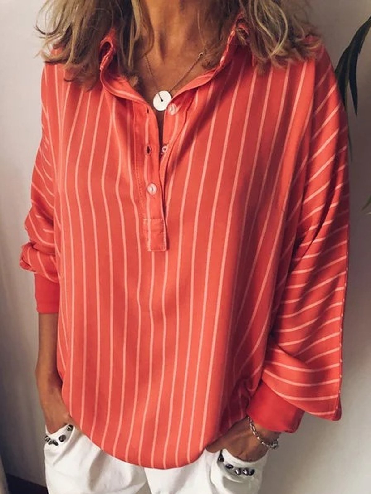 Women's Casual Striped Shirt