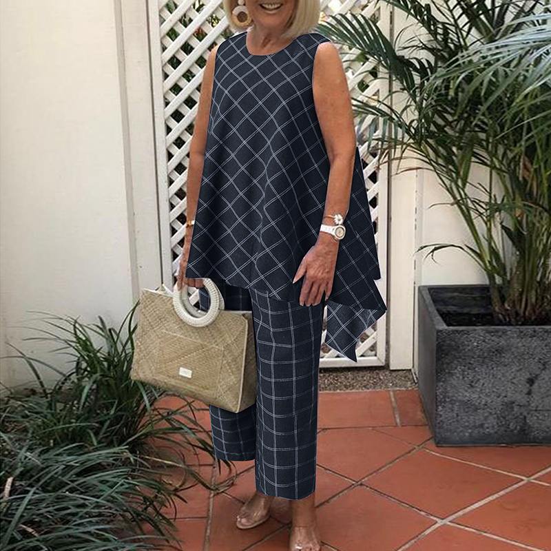 Sleeveless Oversized 2PCS Outifits