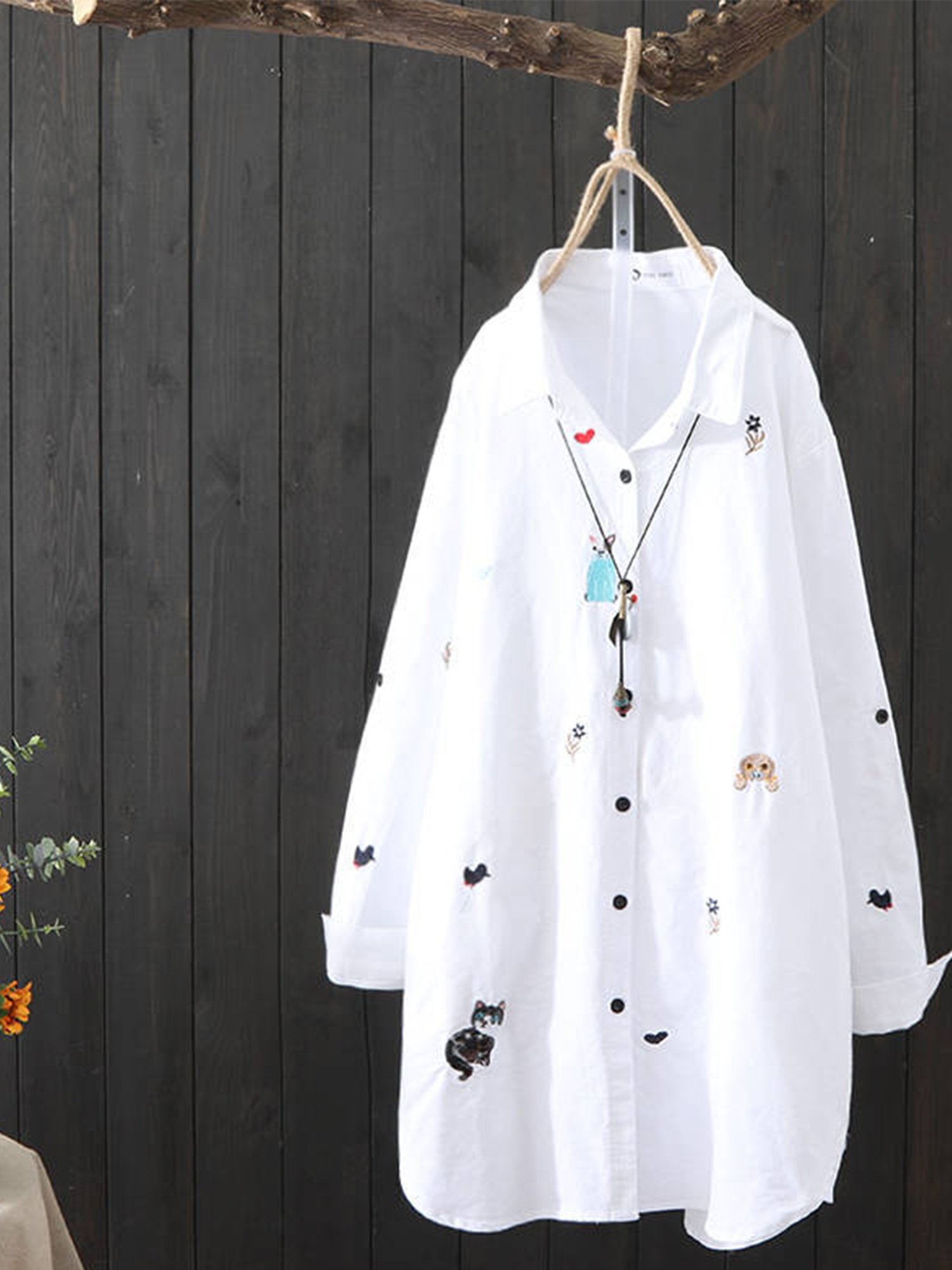 Women's Loose Casual Cotton Linen Dress