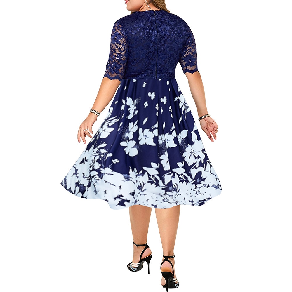 Women's Plus Size Curve Swing Dress