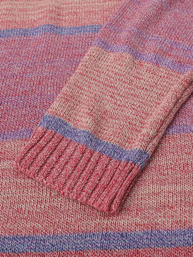 Casual Long Sleeve Block Color Sweater