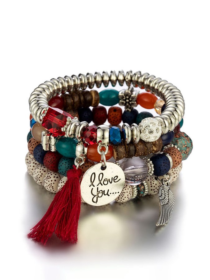 Women's Bohemian Multilayer Beaded Bracelet