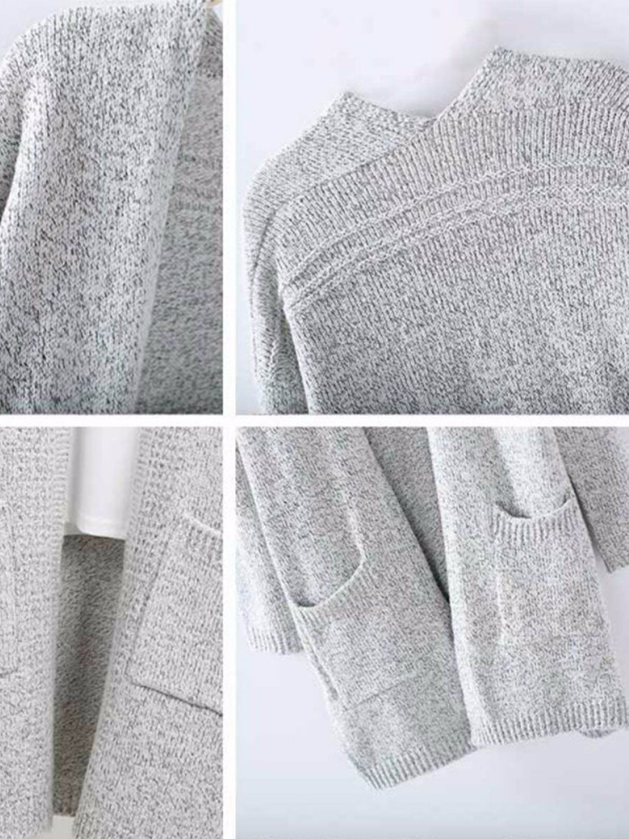 Fashion Long Sleeve Knitting Cardigan