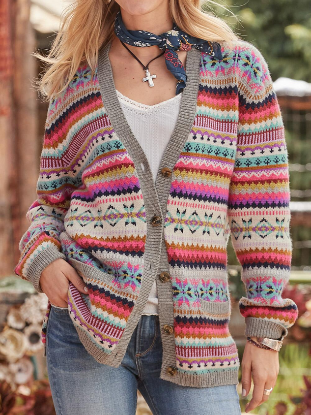 Casual Tribal Loosen Sweater