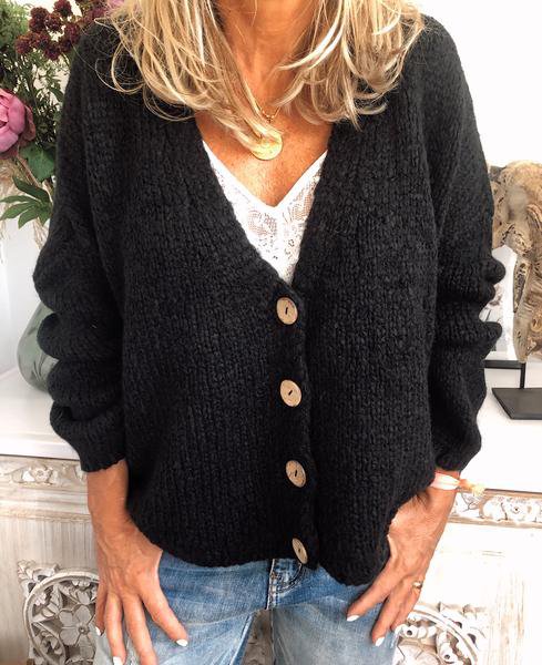 Casual Cotton-Blend Cardigans