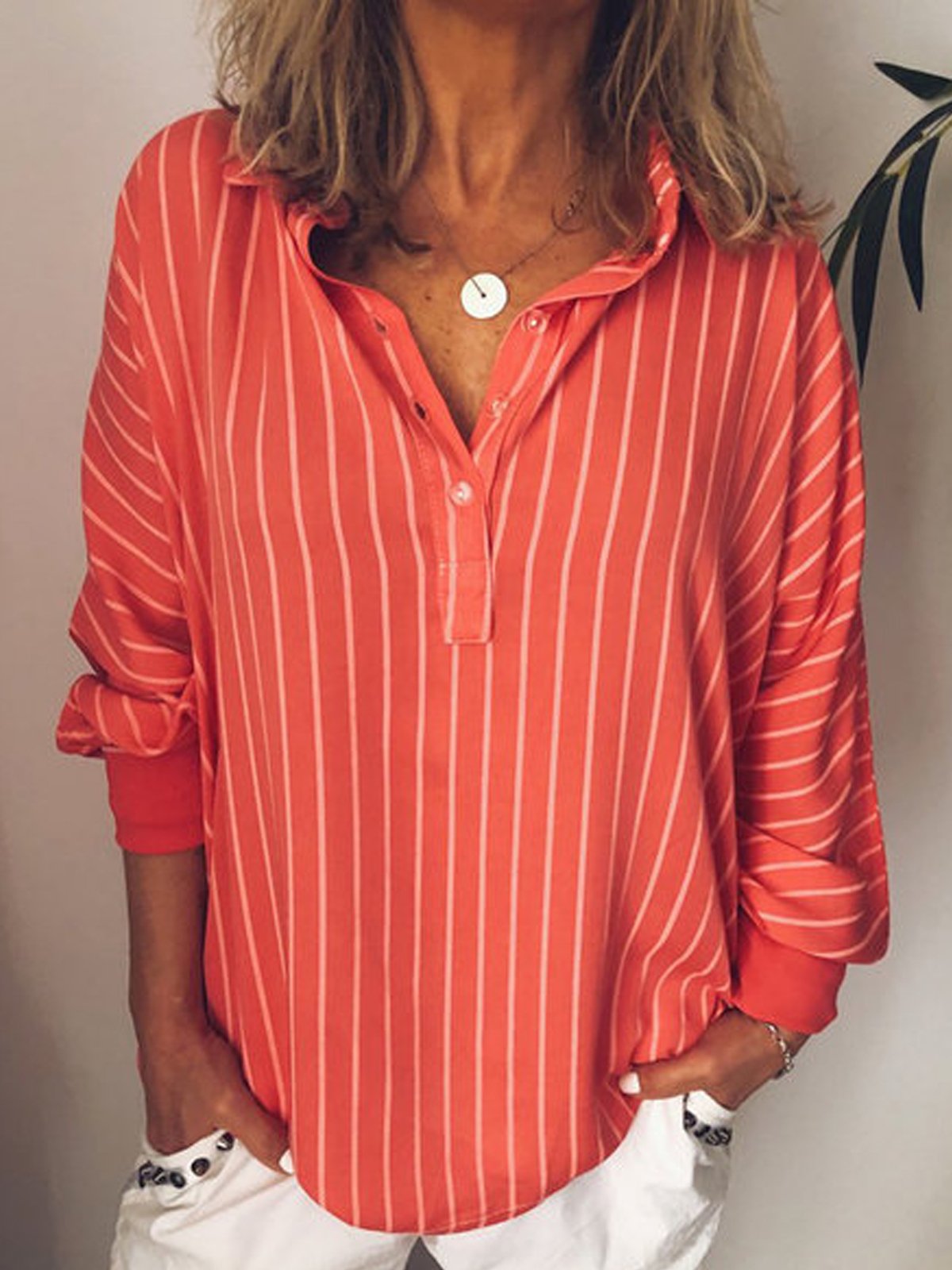 Women's Casual Striped Shirt