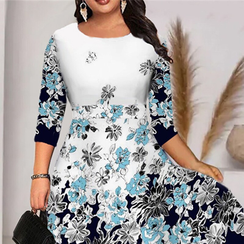 Women's Plus Size Curve A Line Dress