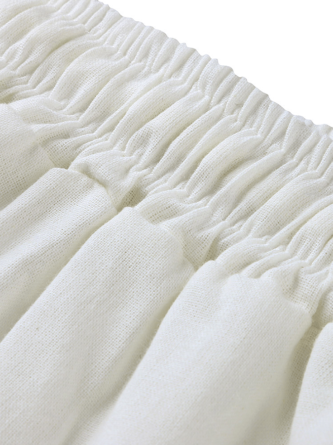 women's cotton linen loose wide leg pants