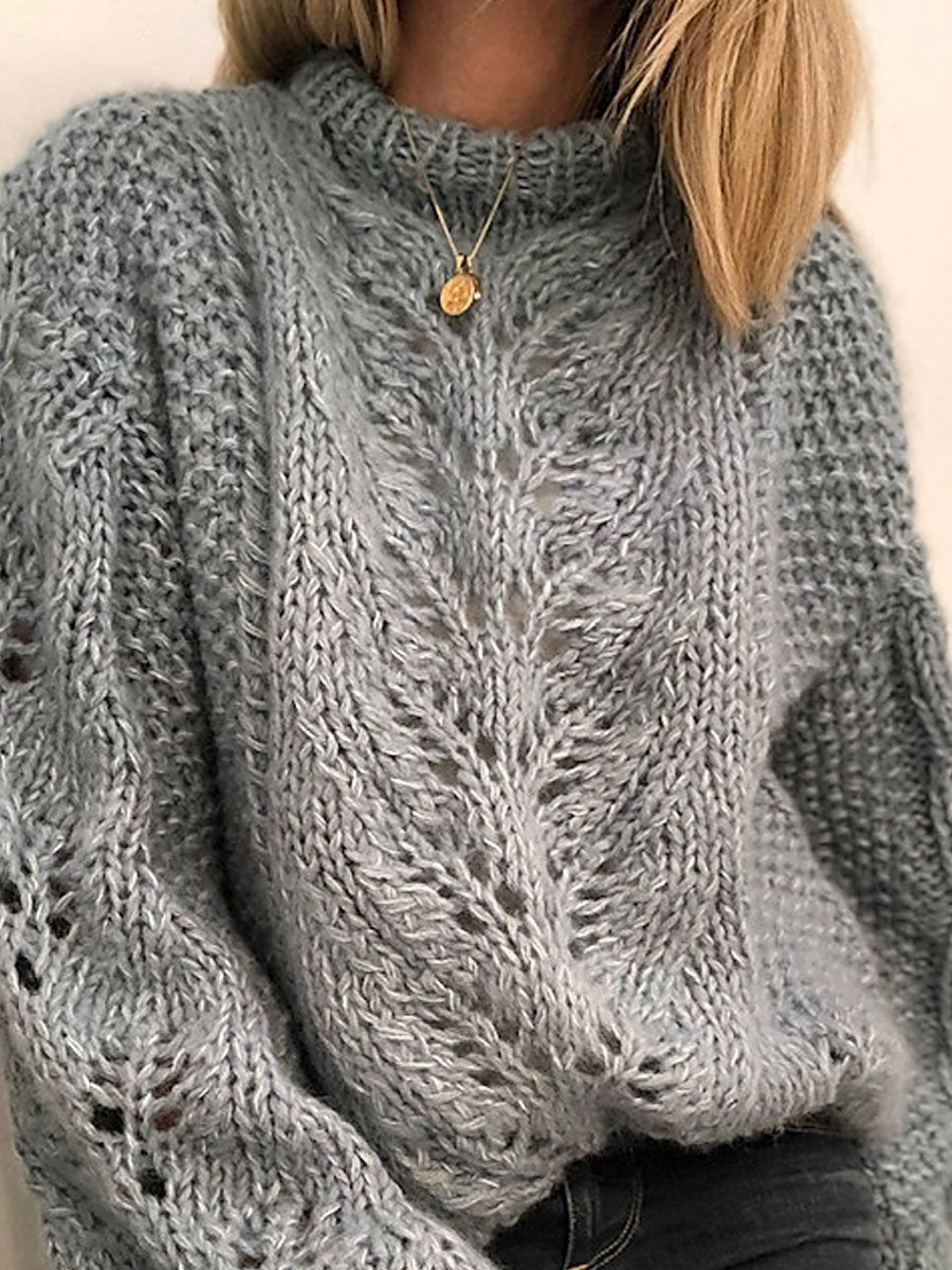 Loose cutout sweater