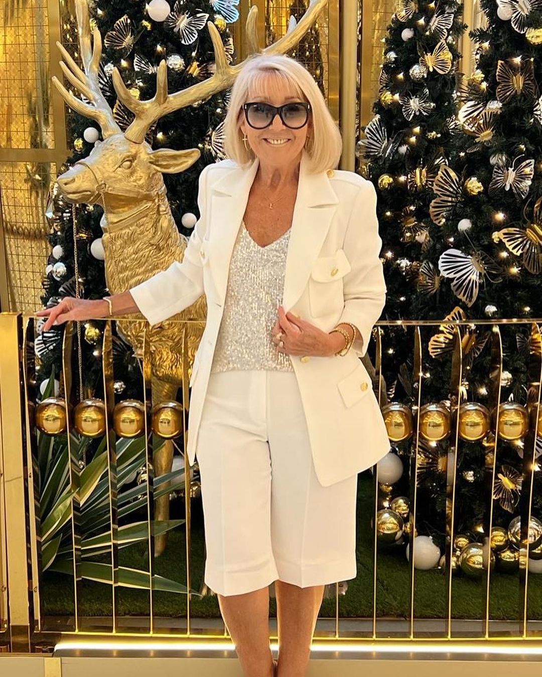 Suit Cardigan Top Shorts Two-Piece Set