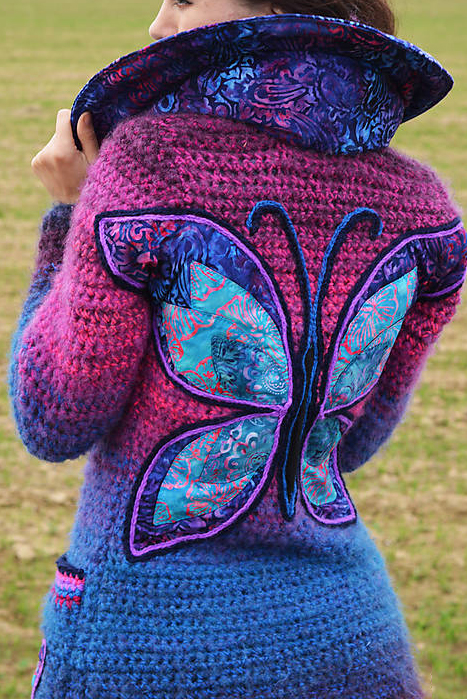 Women Long Sleeve Butterfly Plus Size Outwear - [Last 98 pcs Left]