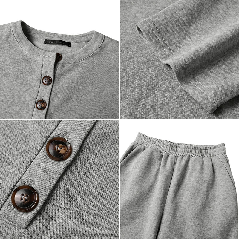 Long Sleeve Top Pants Suit