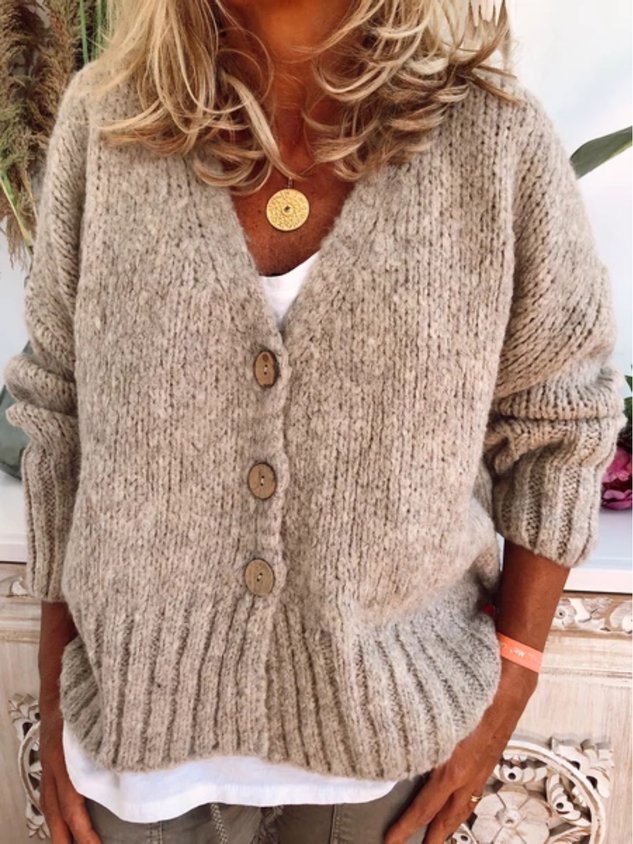 Women Casual Plus Size Sweater Cardigans