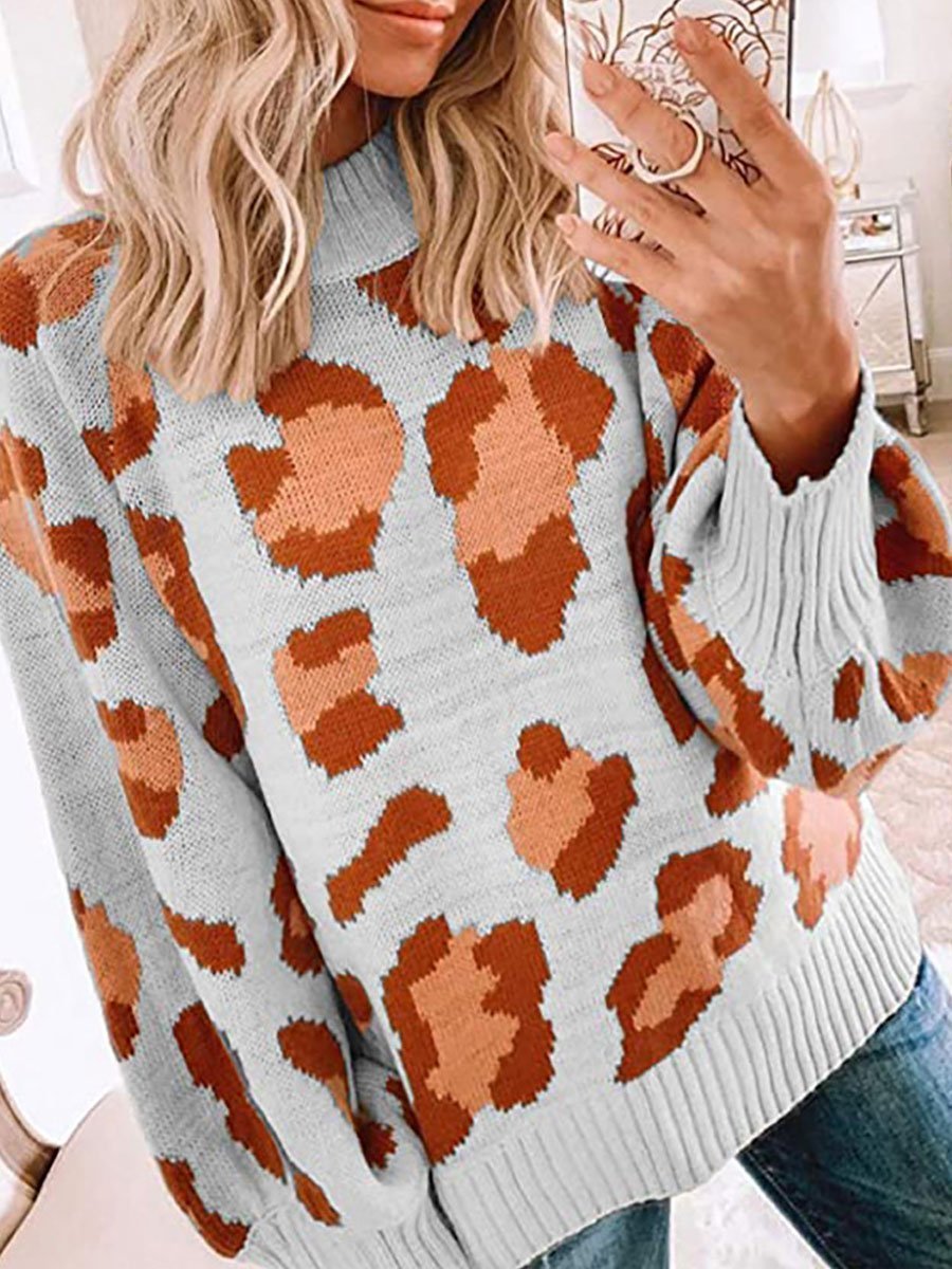 Leopard Pullover Fashion Sweater