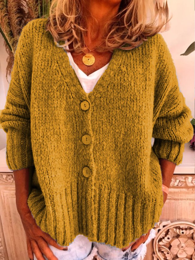 Women Casual Plus Size Sweater Cardigans