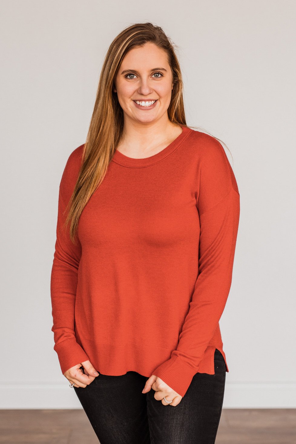 Sparks Flying Knit Sweater- Red