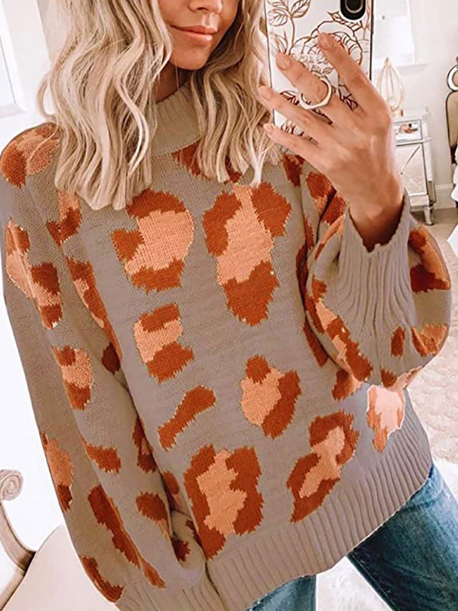 Leopard Pullover Fashion Sweater