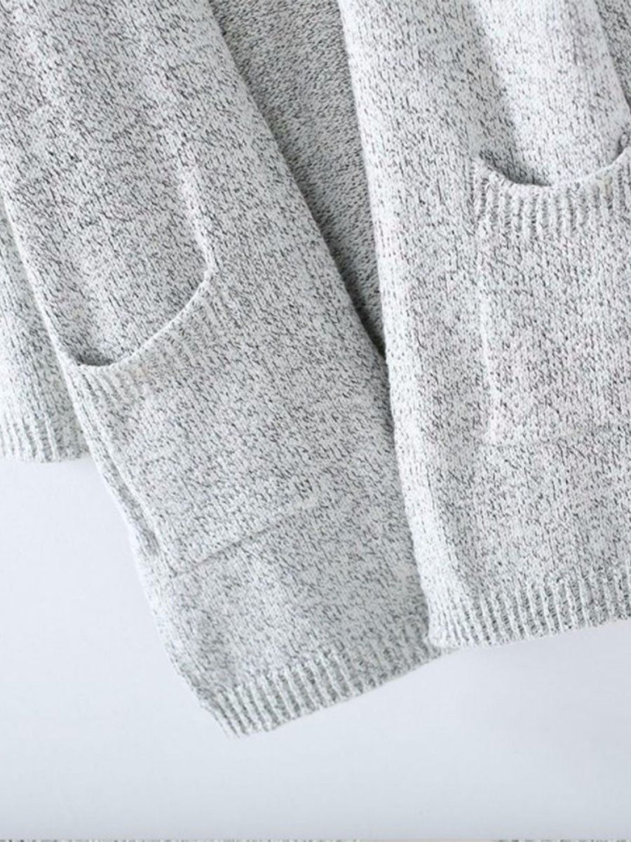 Fashion Long Sleeve Knitting Cardigan