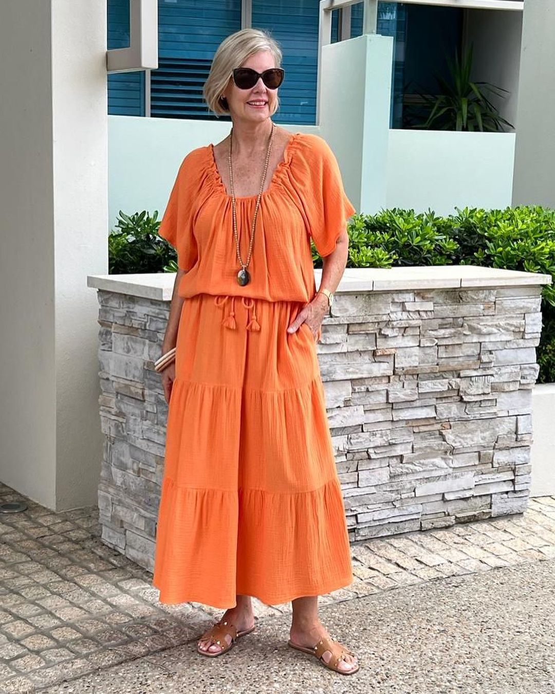 Loose Linen Two-Piece Suit Women