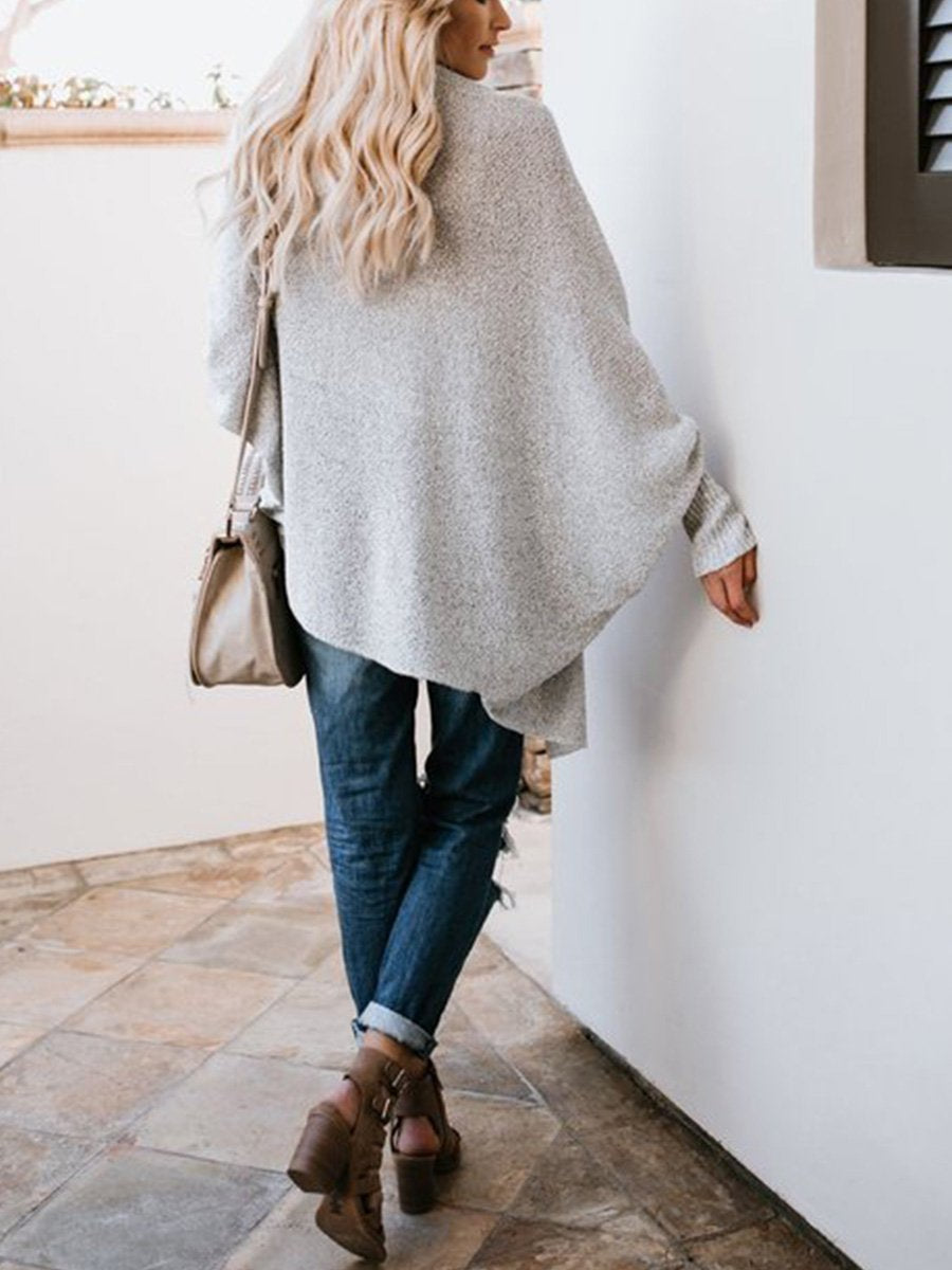Loose Bat Sleeve Cardigan