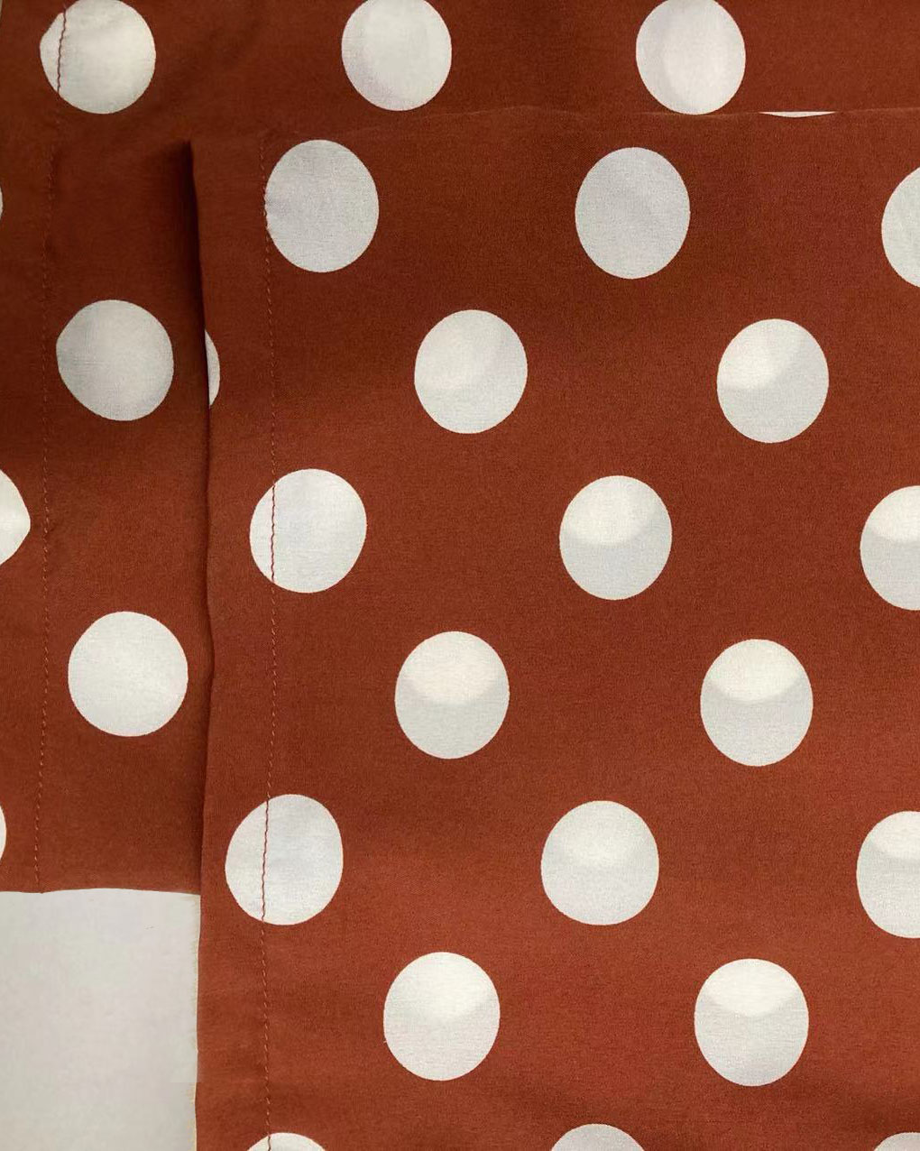 Polka Dot short Sleeve Top and Trousers Two-Piece Set