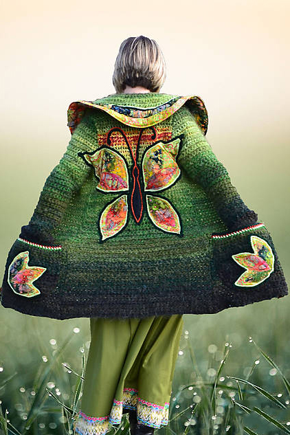 Women Long Sleeve Butterfly Plus Size Outwear - [Last 98 pcs Left]