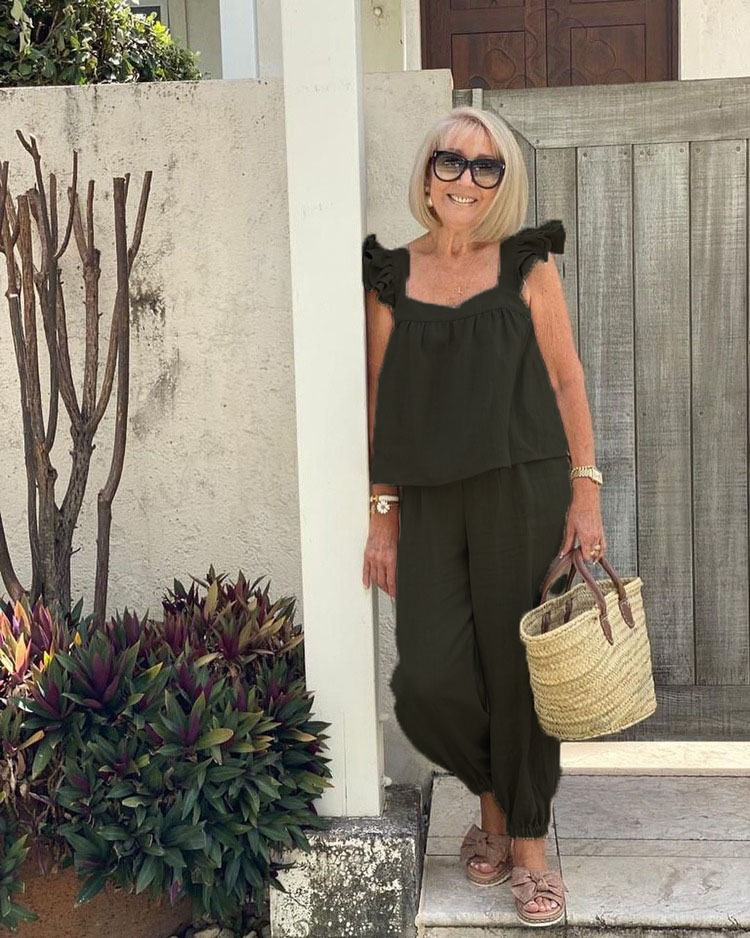 Jules Linen Two-Piece Set-Size S/3XL