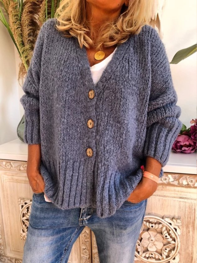 Women Casual Plus Size Sweater Cardigans
