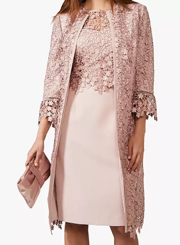 Women's Two Piece Knee Length Dress Set