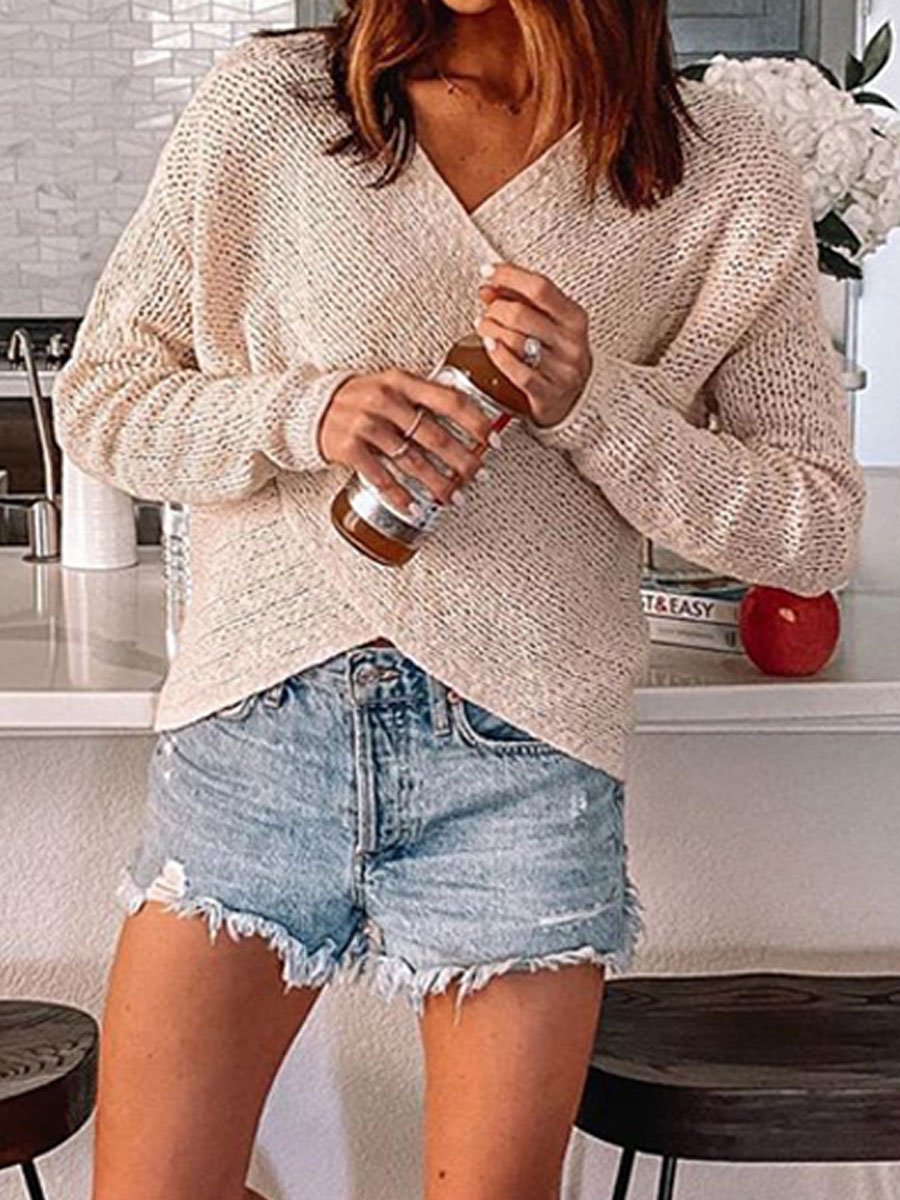 Irregular Knitted Sweater