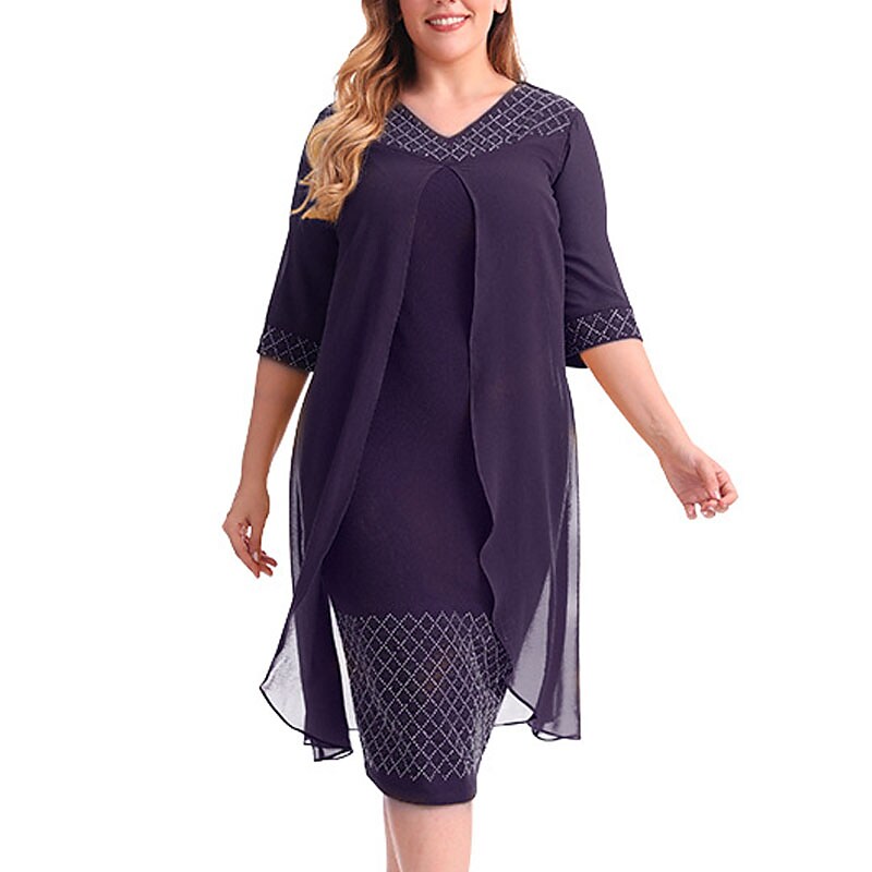 Women's Plus Size Curve Sheath Dress