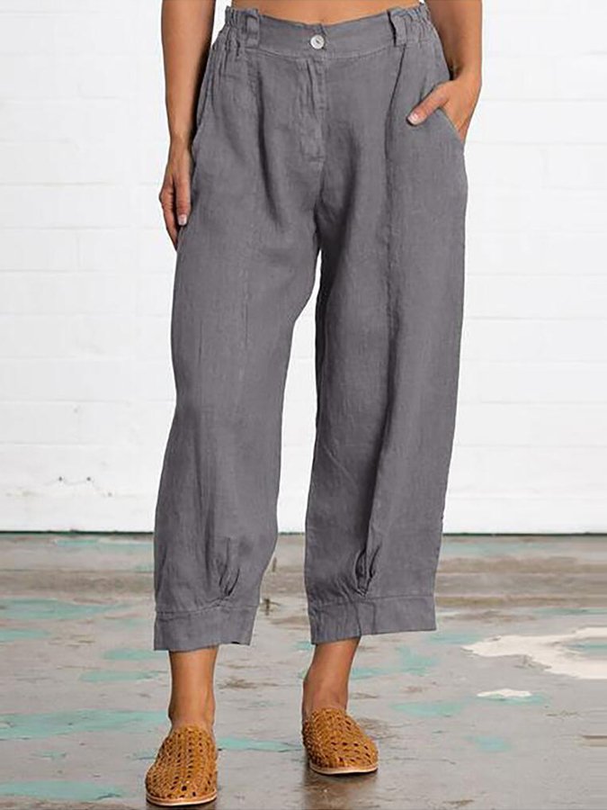 Women's Loose Casual Cotton Linen Harem pants