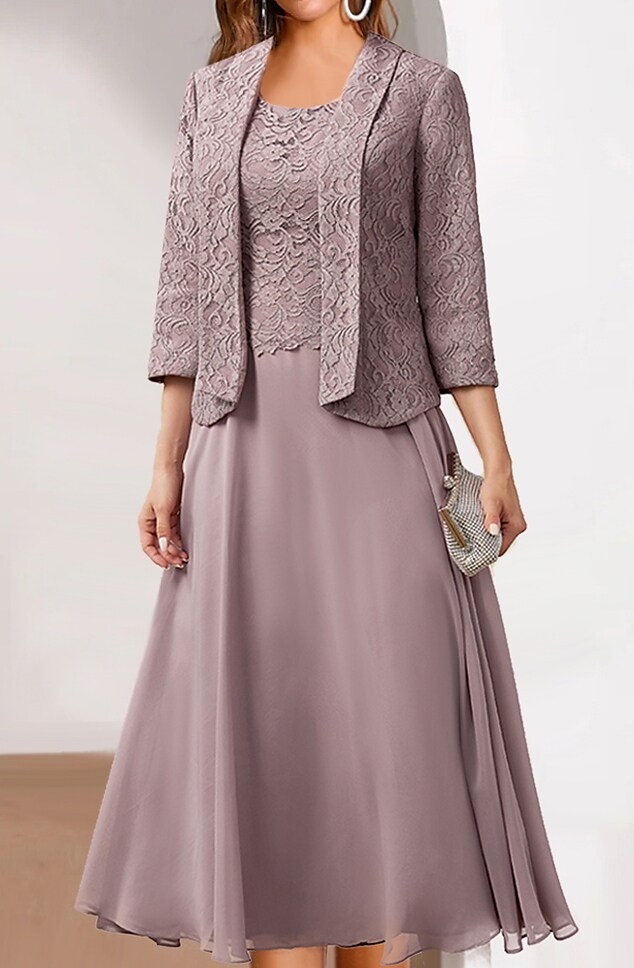 Women's Dress Set Two Piece Dress Midi Dress