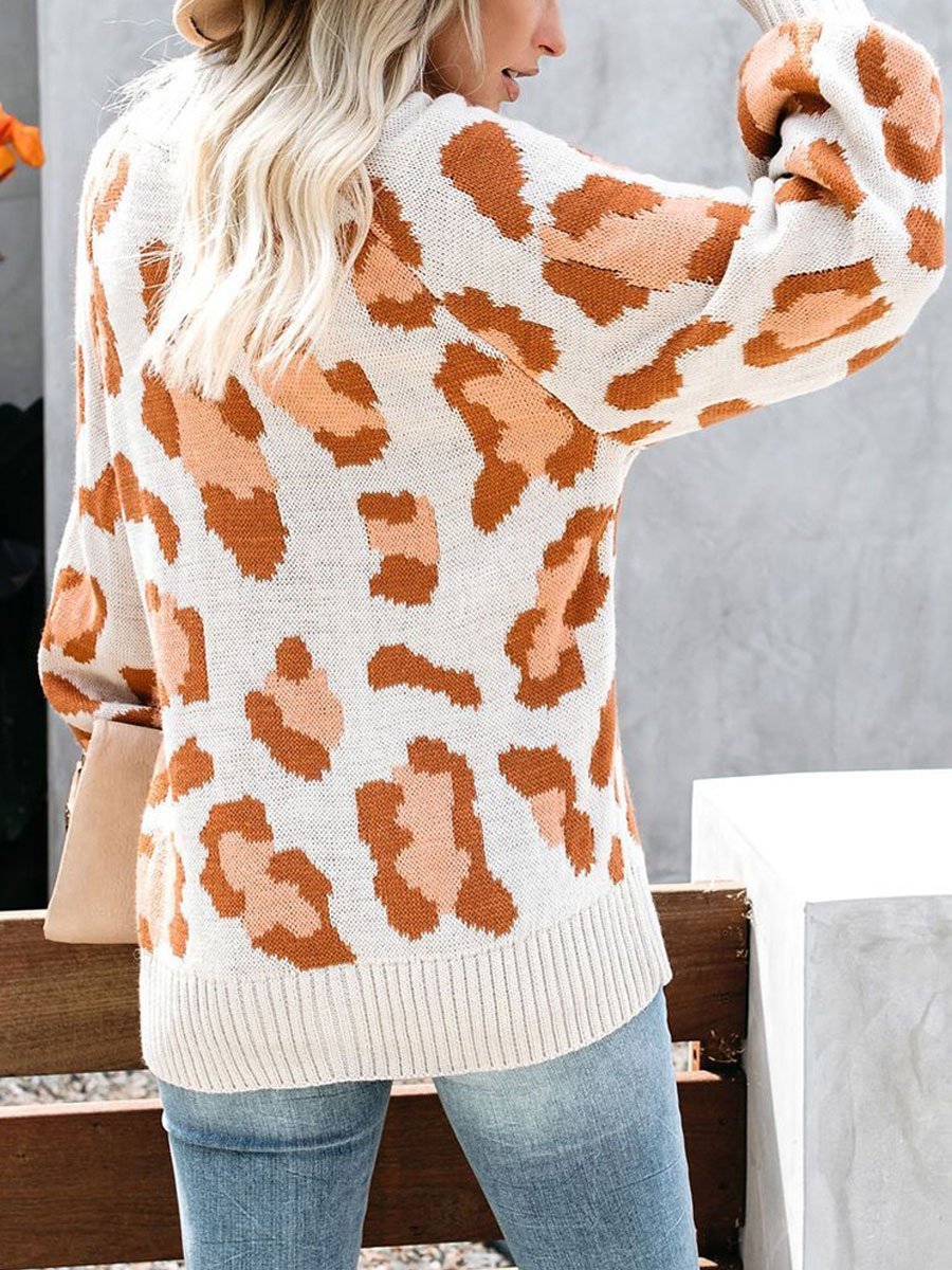 Leopard Pullover Fashion Sweater