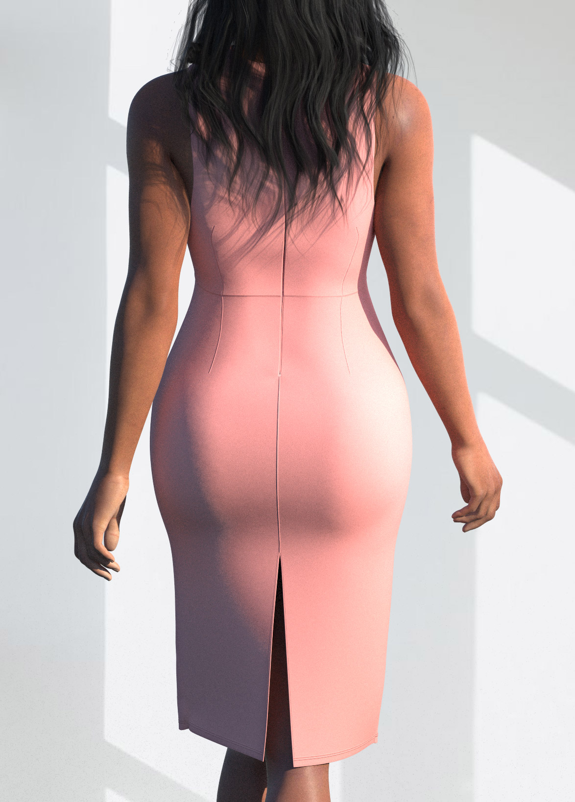 Sequin Cross Front Dress