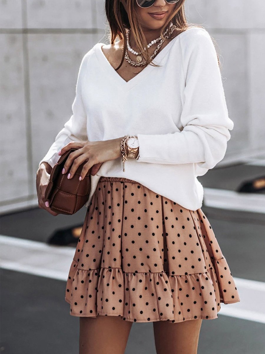 Sexy Backless Solid Color Sweater