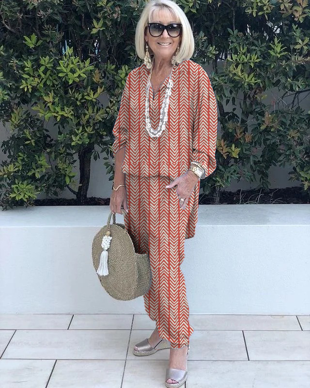 Herringbone Lawn - Bolts Shirt and Trousers Two-Piece Suit