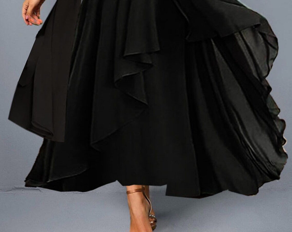 Women's Plus Size Party Dress Print Round Neck Long Sleeve Fall Winter Stylish Formal Maxi long Dress Formal Party Dress / Dress Set