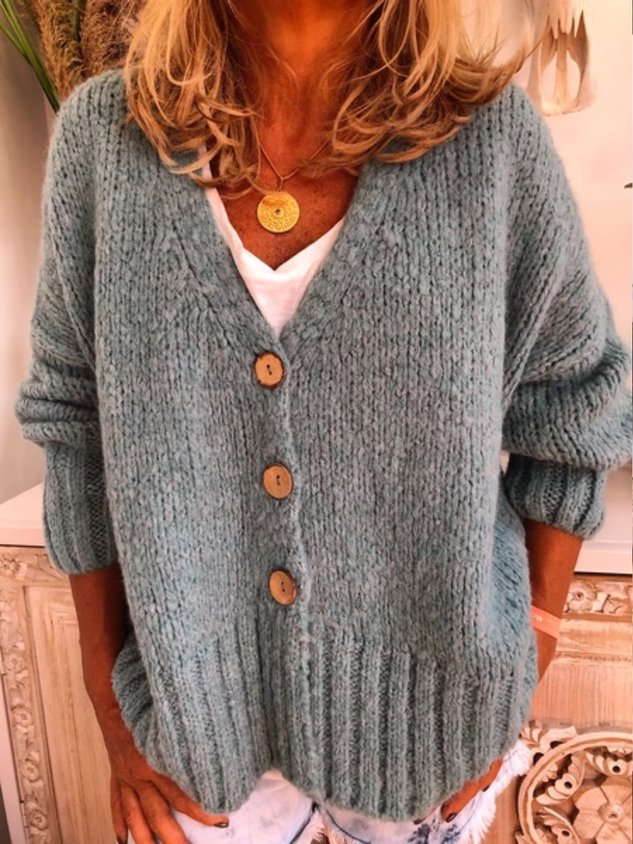 Women Casual Plus Size Sweater Cardigans