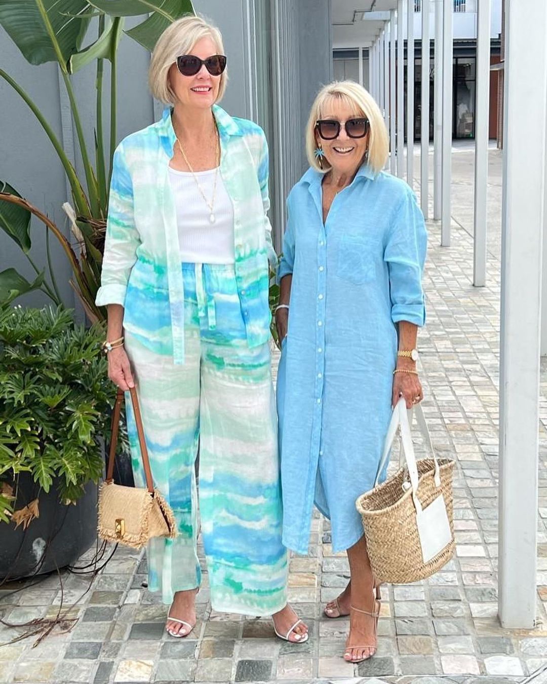 Colour of The Sea and The Endless Sky Jumpsuits Two-Piece Set