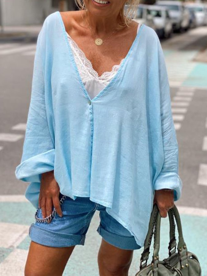 women's solid color casual cardigan