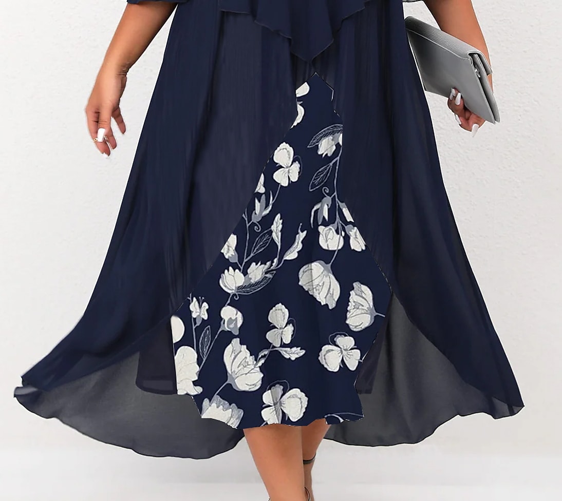 Women's Plus Size A Line Dress